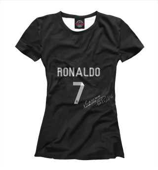 Женская футболка Автограф Роналду