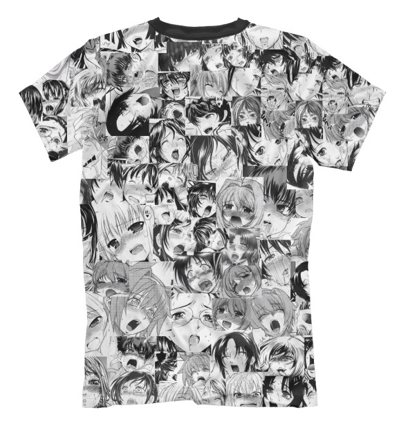 Мужская футболка с изображением Dark Anime v2.0 цвета Белый