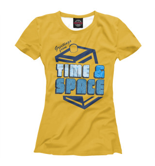 Женская футболка Time & Space