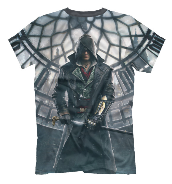 Мужская футболка с изображением Assassin`s Creen цвета Белый