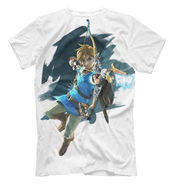 Мужская футболка с изображением The Legend of Zelda цвета Белый