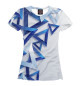 Женская футболка Треугольники 3D