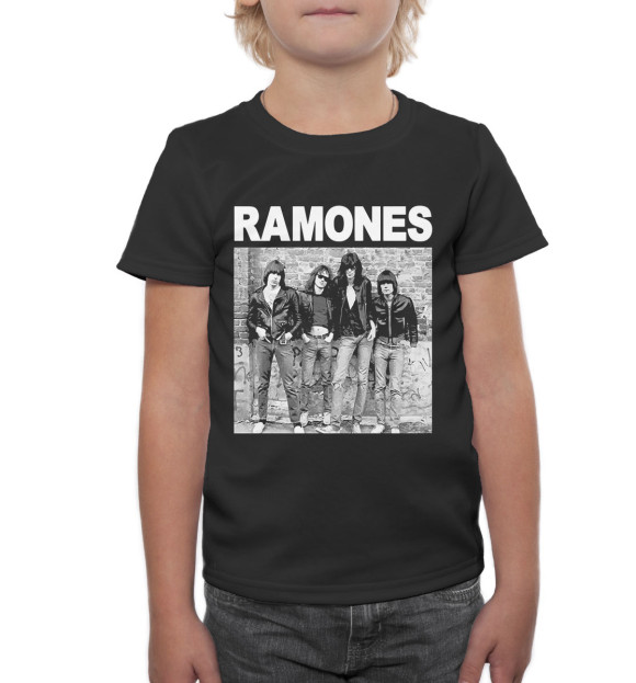 Футболка для мальчиков с изображением Ramones - Ramones цвета Белый