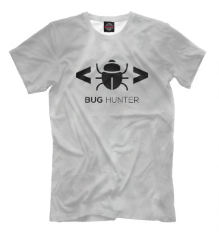 Мужская футболка Bug hunter - for programmer