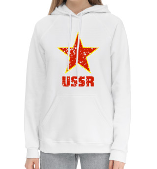 Женский хлопковый худи USSR