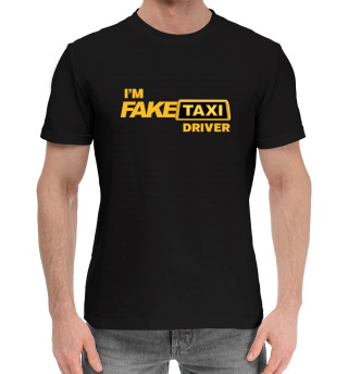 Хлопковая футболка для мальчиков Fake taxi
