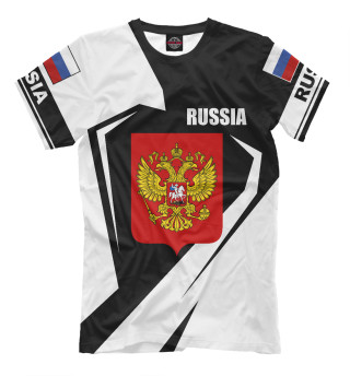 Мужская футболка Russia герб