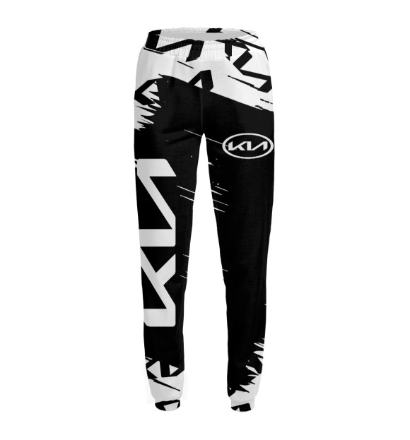 Женские спортивные штаны с изображением KIA цвета Белый