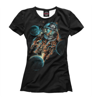 Женская футболка Космическое воздействие