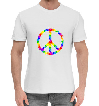 Хлопковая футболка для мальчиков Peace