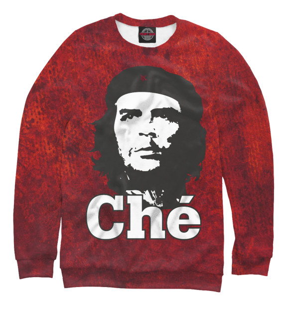 Свитшот для девочек с изображением Che цвета Белый