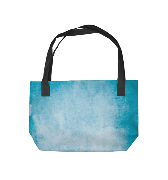 Пляжная сумка с изображением Щенок в кармашке цвета 