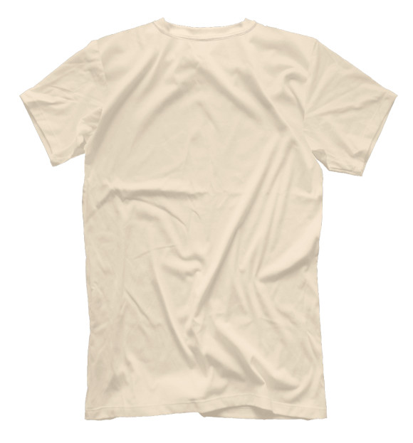 Мужская футболка с изображением Кофе cute цвета Белый