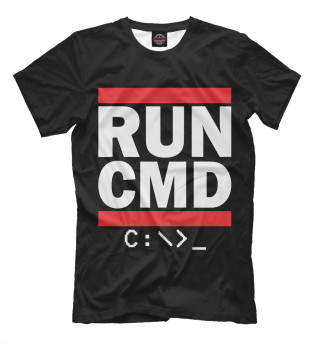 Мужская футболка RUN CMD