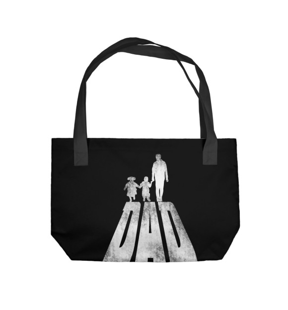 Пляжная сумка с изображением Папа цвета 