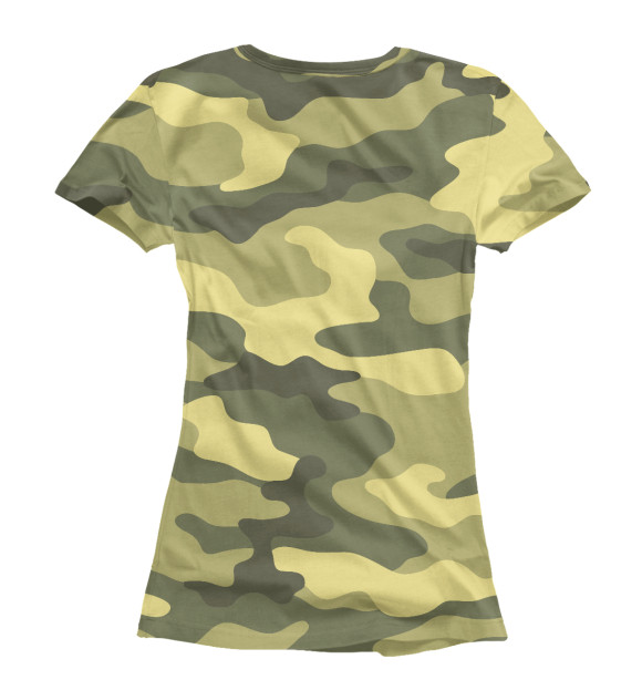 Женская футболка с изображением Лучший танкист цвета Белый