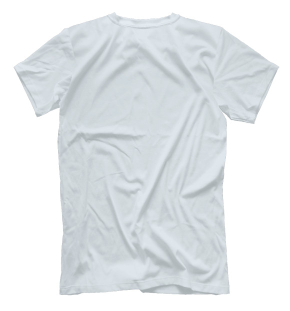 Мужская футболка с изображением Влюбленные лисы цвета Белый