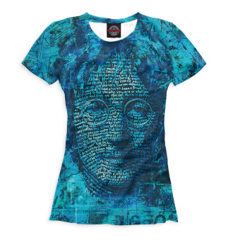 Женская футболка Джон Леннон