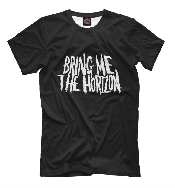 Мужская футболка с изображением Bring Me the Horizon цвета Белый