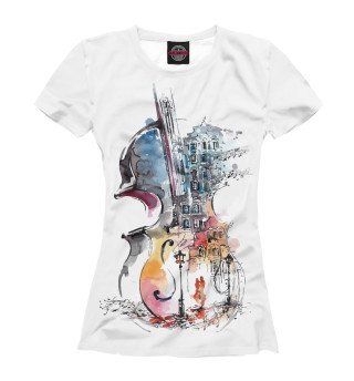 Женская футболка Музыкальный инструмент