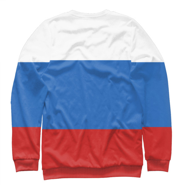 Мужской свитшот с изображением ФСБ России цвета Белый