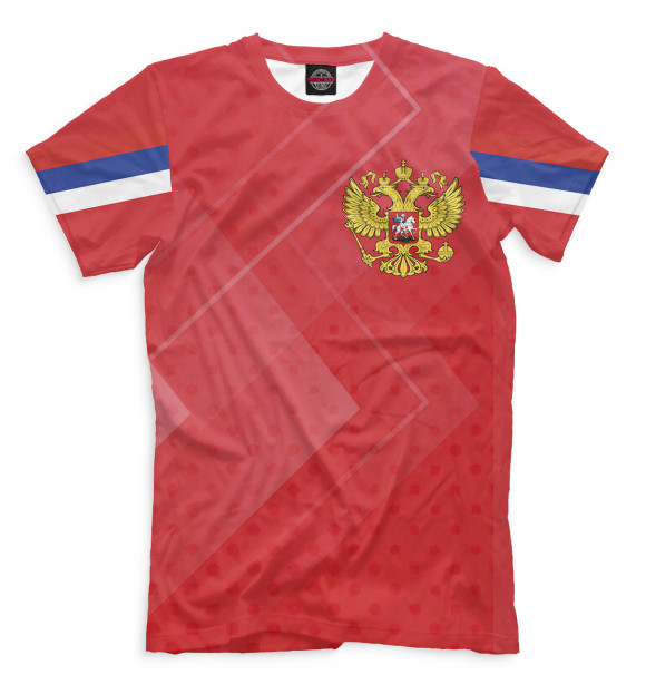 Футболка для мальчиков с изображением Сборная России цвета Белый
