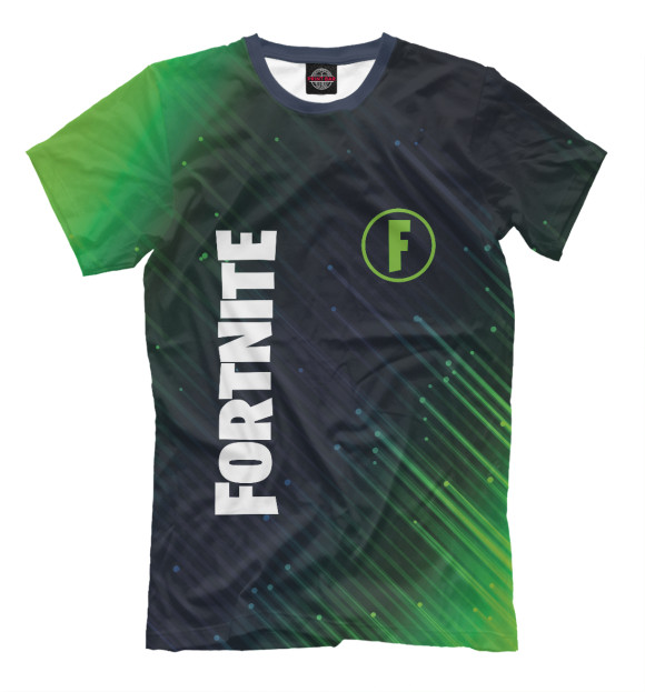 Мужская футболка с изображением Fortnite (Фортнайт) цвета Белый