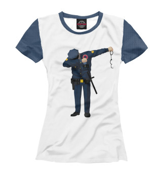 Женская футболка Police in the trend
