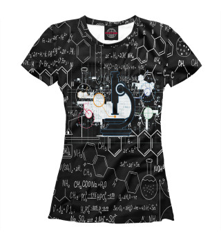 Женская футболка Наука
