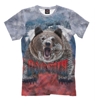 Мужская футболка Русский Медведь