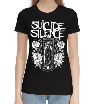 Хлопковая футболка для девочек Suicide Silence