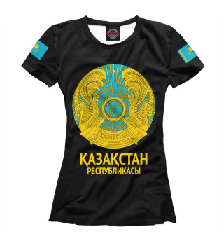 Женская футболка Республика Казахстан
