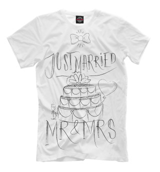 Мужская футболка MR & MRS