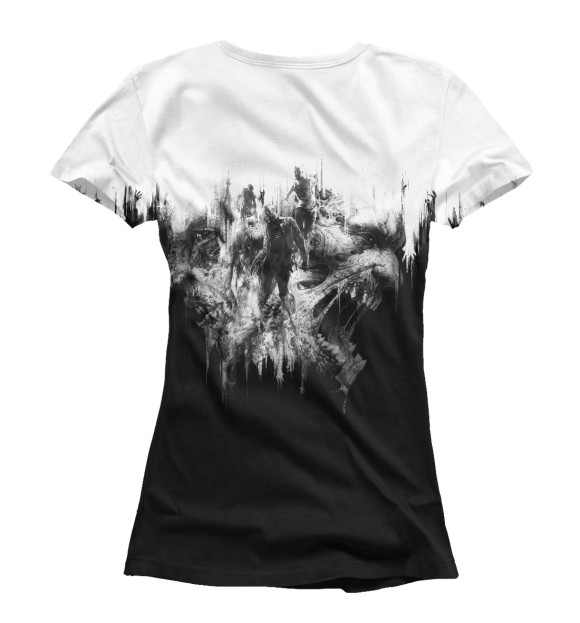 Женская футболка с изображением Dying Light цвета Белый
