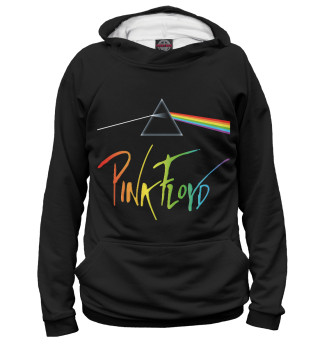 Худи для девочки Pink Floyd радужный логотип