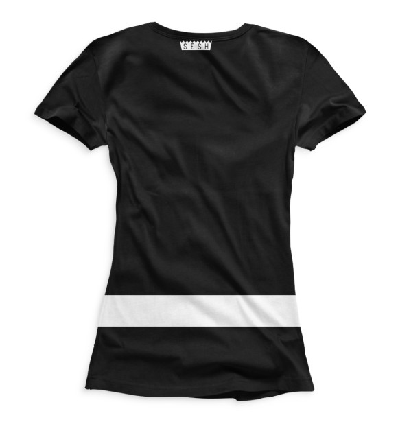 Женская футболка с изображением Bones цвета Белый