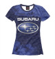 Женская футболка Субару