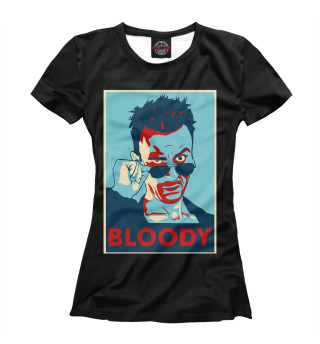 Женская футболка Bloody