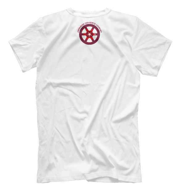 Мужская футболка с изображением EAT SLEEP JDM цвета Белый