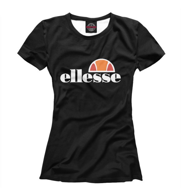 Женская футболка с изображением Ellesse цвета Белый