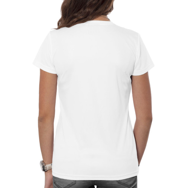 Женская футболка с изображением Stray цвета Белый