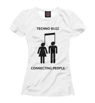 Женская футболка TECHNO BUZZ