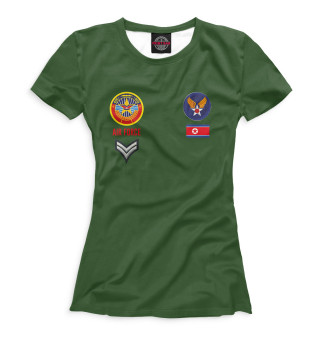 Женская футболка ВВС КНДР