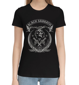 Хлопковая футболка для девочек Black Sabbath