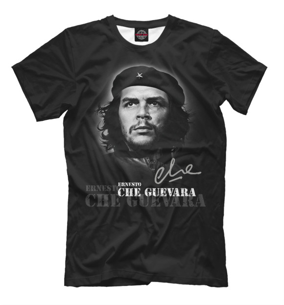 Мужская футболка с изображением Che Guevara цвета Белый