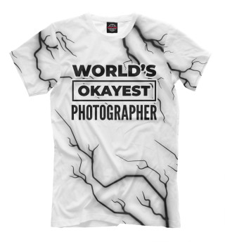 Мужская футболка World's okayest Photographer