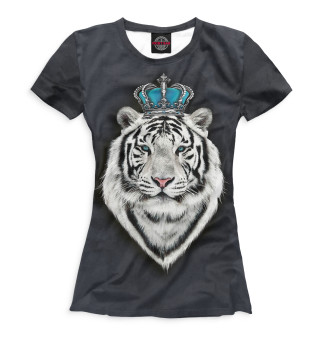 Женская футболка Белый тигр