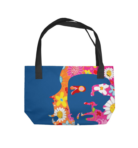 Пляжная сумка с изображением Че Гевара цвета 