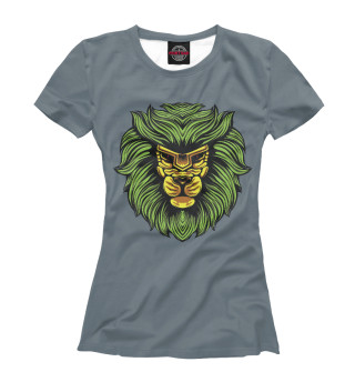 Женская футболка Зеленая грива