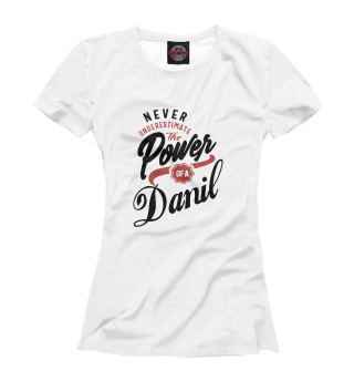 Женская футболка Сила Данила